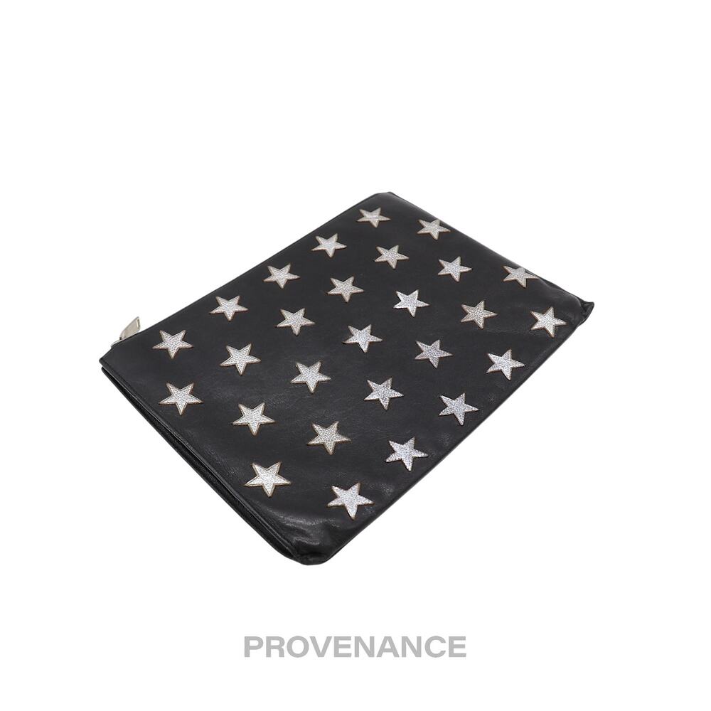 🔴 Saint Laurent Paris SLP Stars Zip Pochette Jour - Black - Picture 4 of 9